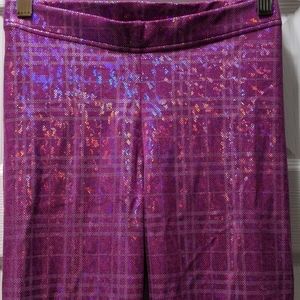 Blackmilk size M leggings disco tartan barbie